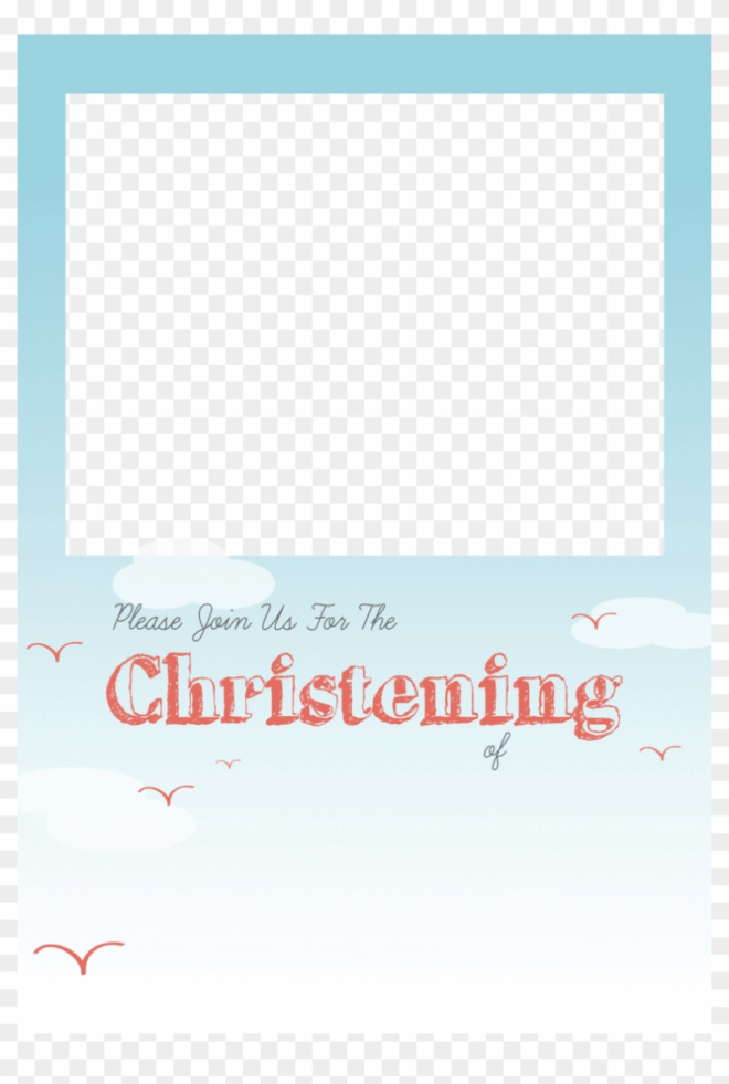Christening Png Free - Baptism Invitation Template Png with Blank Christening Invitation Templates