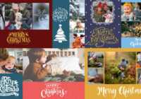 Christmas Card Psd Templates For Photographers - Slr with Holiday Card Templates For Photographers