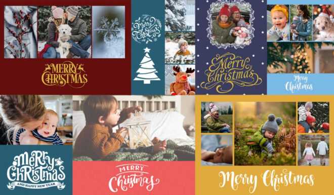 Christmas Card Psd Templates For Photographers - Slr with Holiday Card Templates For Photographers