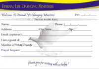 Church Visitor Card Template Word ~ Addictionary within Church Visitor Card Template Word