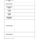 Coaching Daily Practice Planner | Templates At intended for Coaching Notes Template