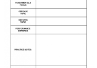 Coaching Daily Practice Planner | Templates At intended for Coaching Notes Template