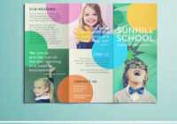 Colorful School Brochure - Tri Fold Template | Download Free intended for Play School Brochure Templates