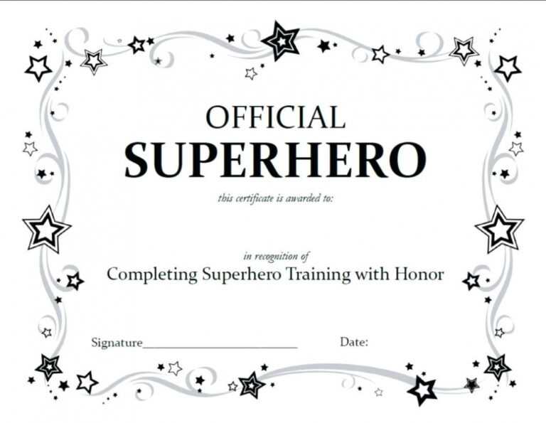 Life Saving Award Certificate Template 8511