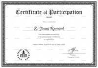 Conference Participation Certificate Design Template In Psd within Conference Participation Certificate Template