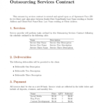 Contracts - Outsourcing Services Contract Template Template with regard to Outsourcing Contract Templates