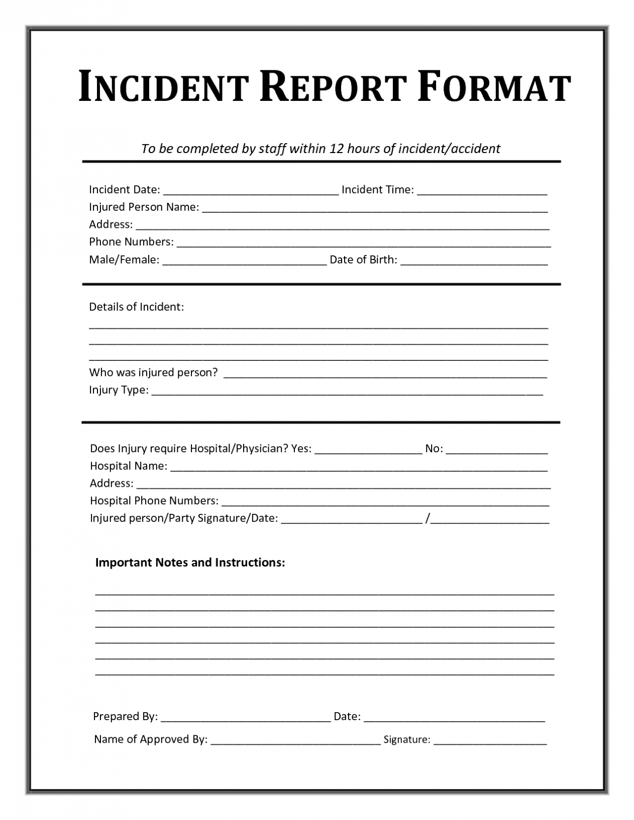 Create A Volunteer Incident Report Form By Kevinjones632 in Volunteer Report Template