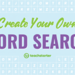 Create Your Own Word Search | Teach Starter inside Word Sleuth Template