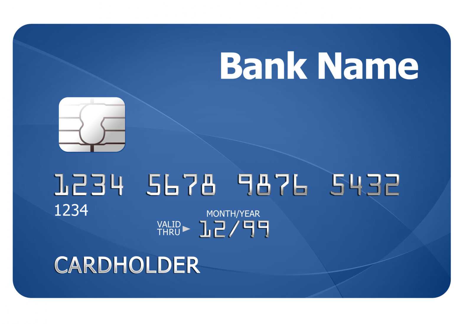 Credit Card Template | Psdgraphics pertaining to Credit Card Size Template For Word