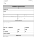 Customer Service Report Template – Excel Word Templates inside Customer Contact Report Template