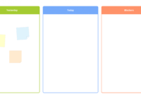 Daily Stand Up Meeting Template | Moqups with Stand Up Meeting Minutes Template