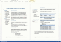 Datasheet Template (Ms Office) with Datasheet Template Word