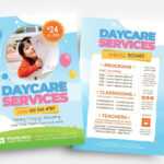 Daycare Flyer Templates - Psd, Ai &amp; Vector - Brandpacks throughout Daycare Brochure Template