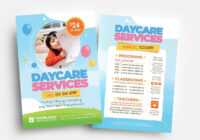 Daycare Flyer Templates - Psd, Ai &amp; Vector - Brandpacks throughout Daycare Brochure Template