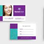 Dental Clinic Appointment Card Template In Psd, Ai &amp; Vector inside Dentist Appointment Card Template