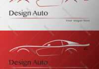 Design Car With Business Card Template Royalty Free Vector regarding Automotive Business Card Templates