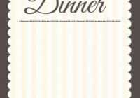 Dinner Party Invitation Templates ~ Addictionary with regard to Free Dinner Invitation Templates For Word