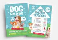Dog Walking Flyer Template - Psd, Ai, Vector - Brandpacks for Dog Walking Flyer Template