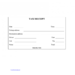 Download Blank Printable Taxi/Cab Receipt Template | Excel with regard to Blank Taxi Receipt Template