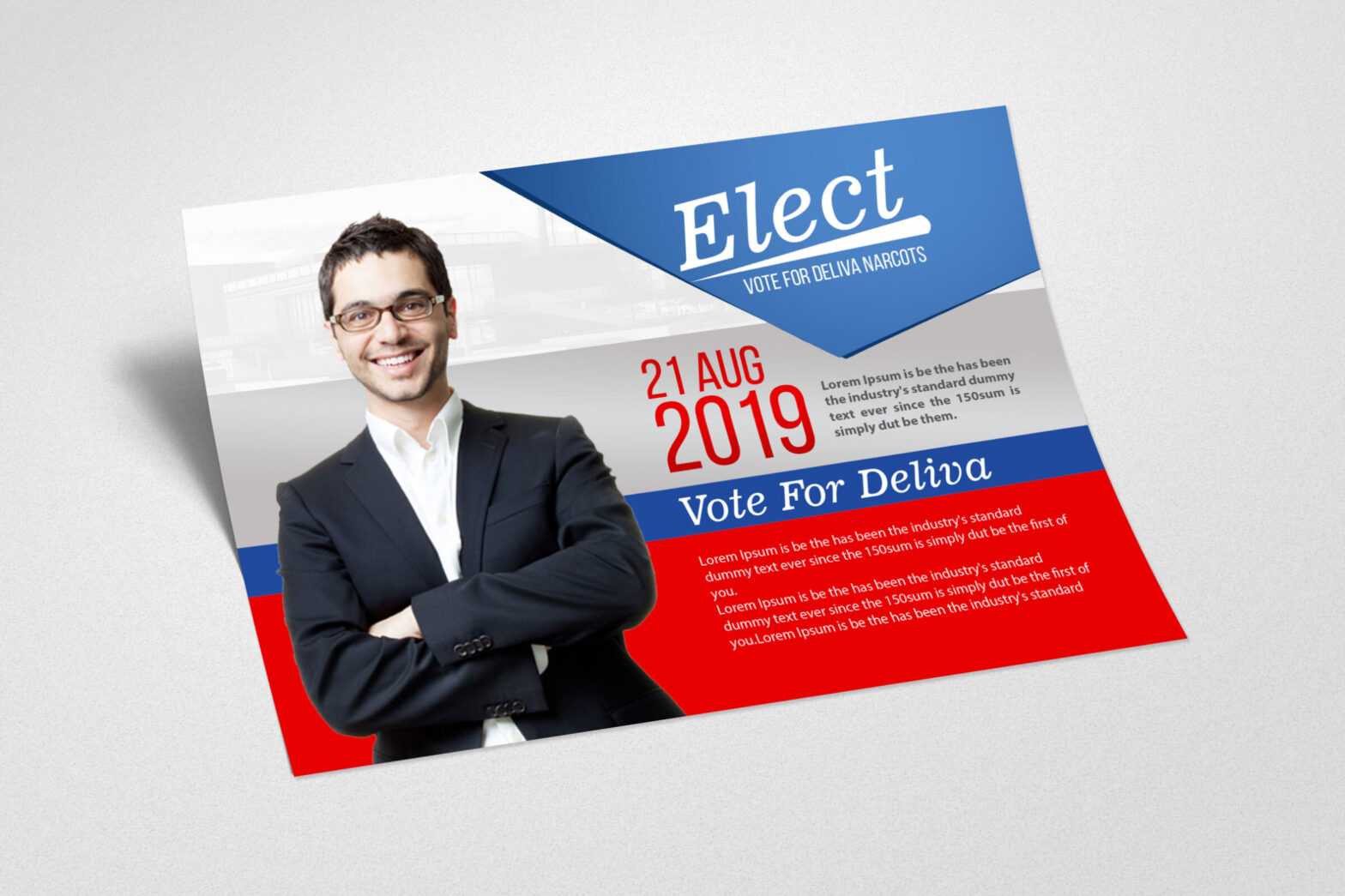 Election Voting Flyer Template By Designhub | Thehungryjpeg in Vote Flyer Template