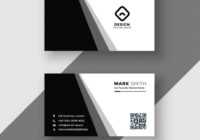Elegant Black And White Business Card Template Vector Image for Black And White Business Cards Templates Free