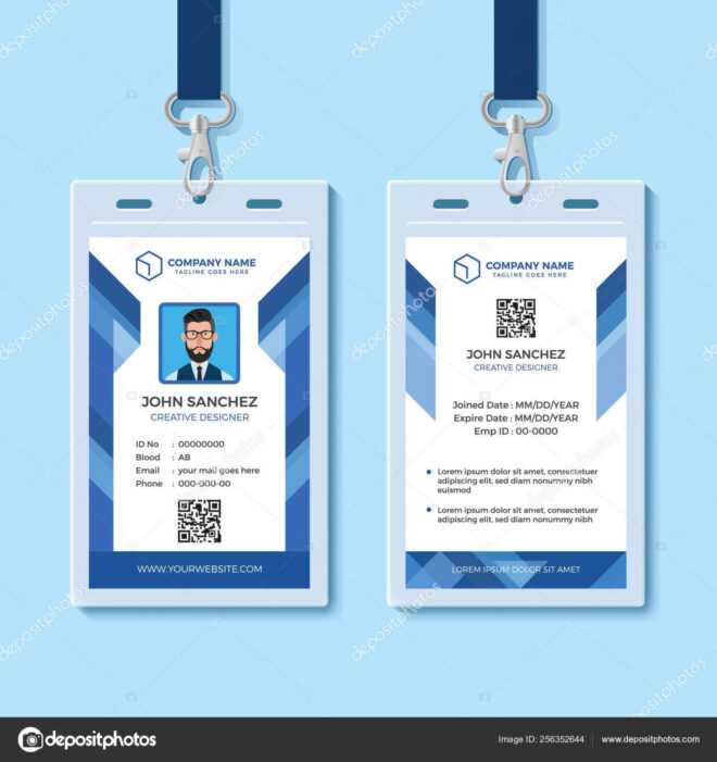 Employee Id Card Templates ~ Addictionary pertaining to Free Id Card Template Word