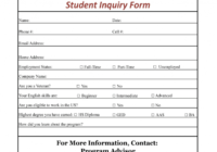 Enquiry Form - Fill Out And Sign Printable Pdf Template | Signnow within Enquiry Form Template Word