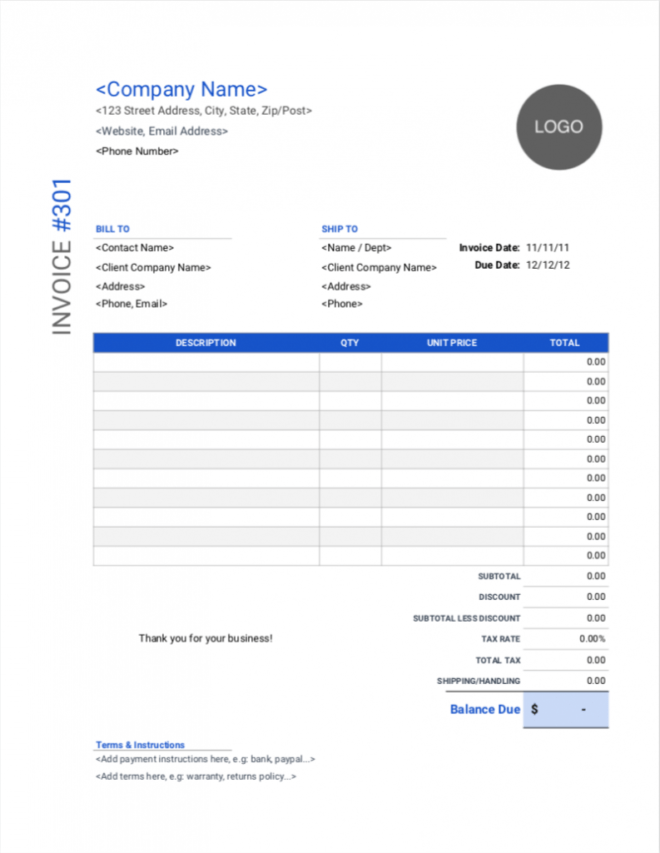 Excel Invoice Template | Free Download | Invoice Simple with Xl Invoice Template