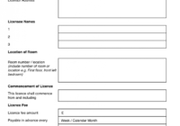 Excluded Licence Lodger Agreement - Grl Landlord Association regarding Free Basic Lodger Agreement Template