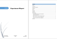 Experiment Report Template - Microsoft Word Templates intended for It Report Template For Word