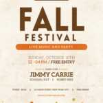 Fall Festival Flyer with Fall Festival Flyer Templates Free