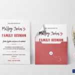 Family Reunion Invitation Card Design Template In Word, Psd pertaining to Reunion Invitation Card Templates