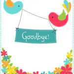 Farewell Card for Sorry You Re Leaving Card Template