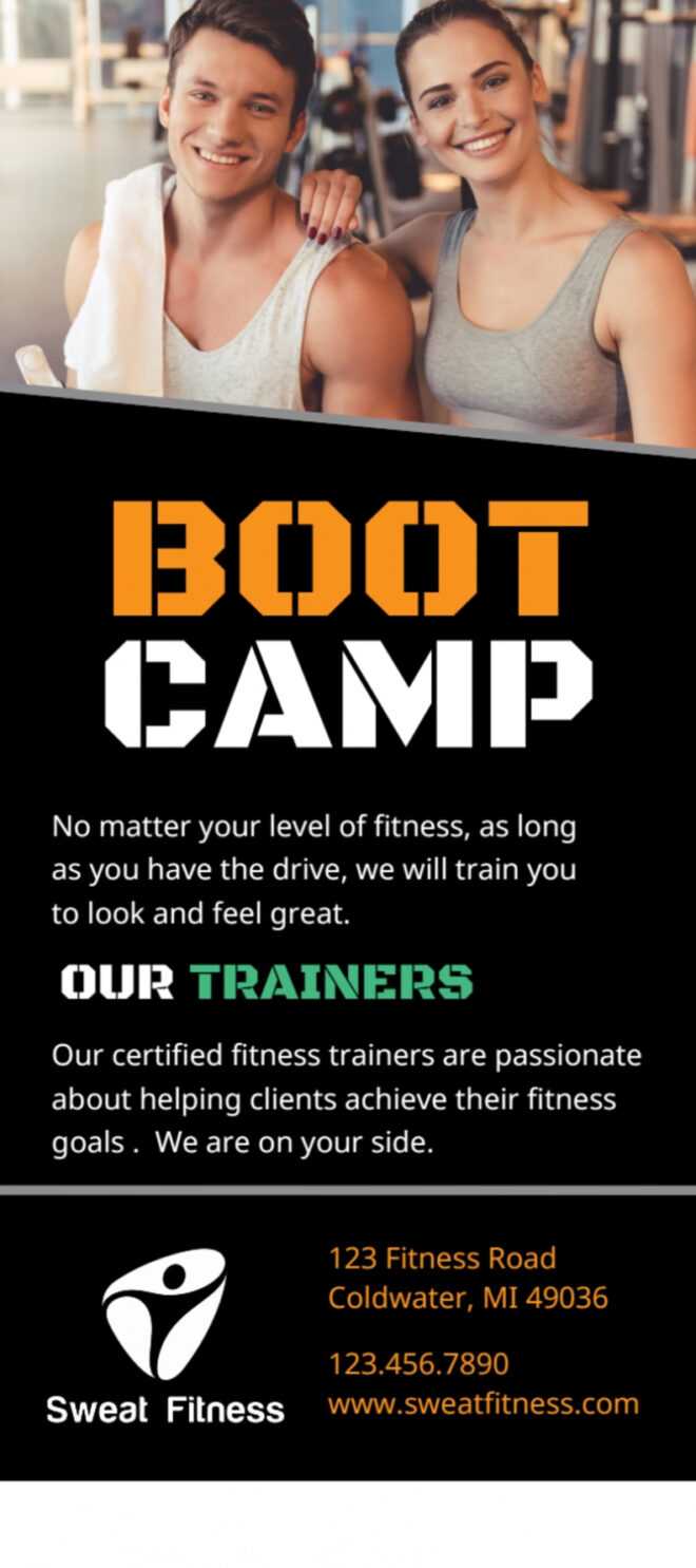 Fitness Boot Camp Flyer Template | Mycreativeshop with Fitness Boot Camp Flyer Template