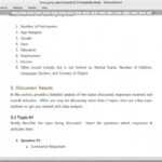 Focus Group Report Template in Focus Group Discussion Report Template