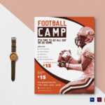 Football Camp Flyer Design Template In Psd, Word, Publisher inside Football Camp Flyer Template