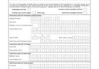 Form Bi 154 - Fill Out And Sign Printable Pdf Template | Signnow inside South African Birth Certificate Template