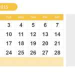 Free 2015 Calendar Template For Powerpoint throughout Powerpoint Calendar Template 2015