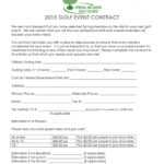 Free 7+ Golf Contract Forms In Pdf inside Golf Tournament Sponsorship Agreement Template