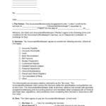 Free Accountant / Bookkeeping Engagement Letter - Pdf | Word in Bookkeeping Letter Of Engagement Template