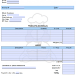 Free Bakery Invoice Template | Pdf | Word | Excel for Bakery Invoice Template