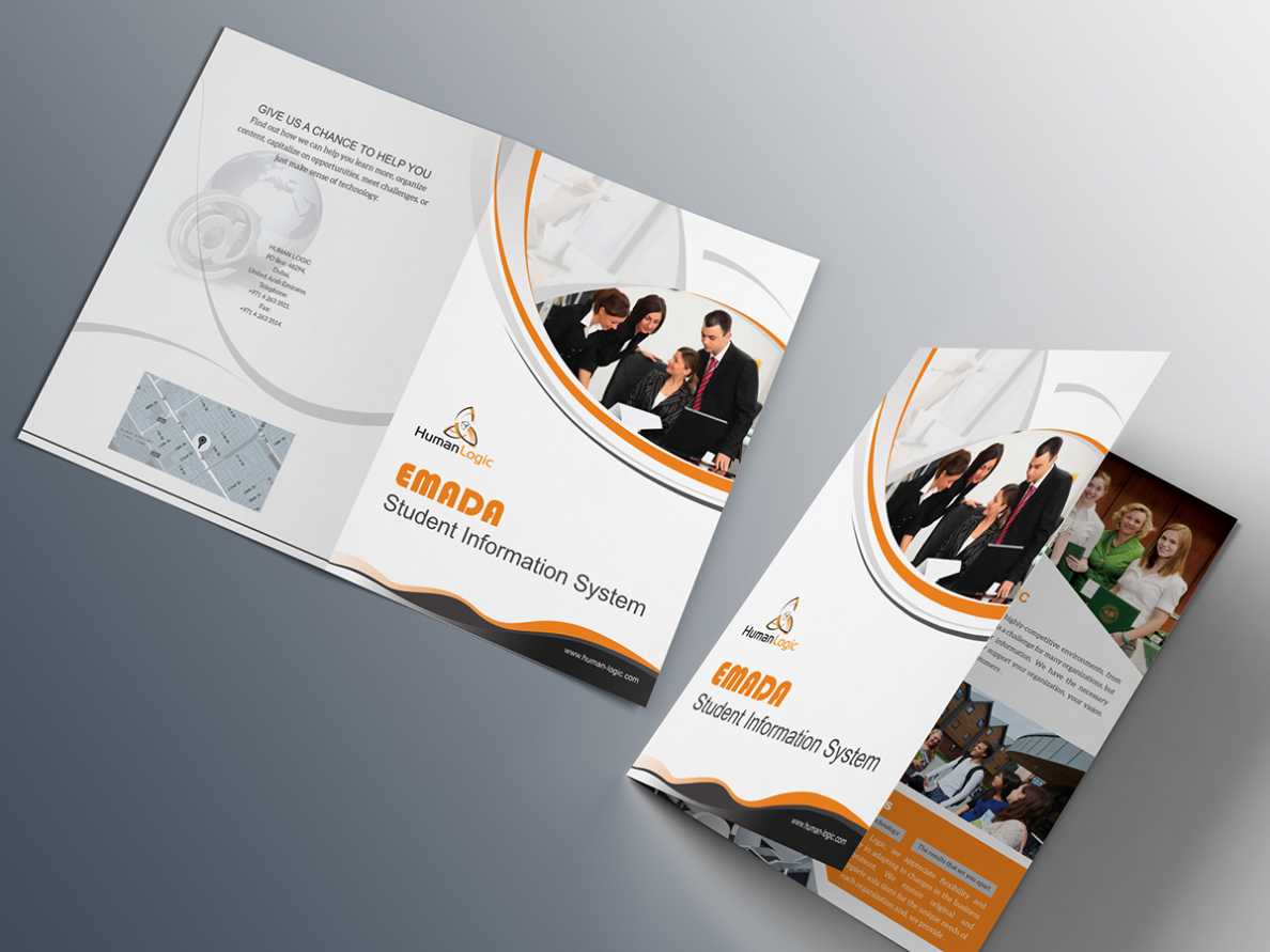 Free Bi-Fold Brochure Psd On Behance intended for 2 Fold Brochure Template Psd