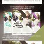 Free Bible Study Flyer Template for Bible Study Flyer Template Free