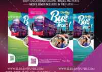Free Bus Travel Flyer Template On Behance inside Bus Trip Flyer Templates Free