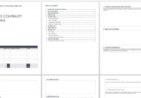 Free Business Continuity Plan Templates | Smartsheet with regard to Business Continuity Management Policy Template