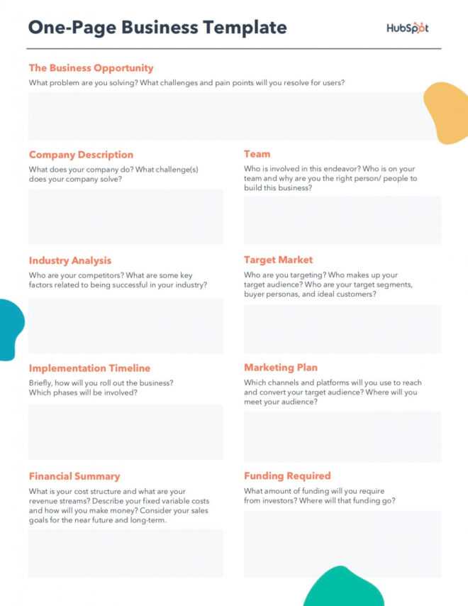 Free Business Plan Template [Updated For 2020] | Download Now for How To Develop A Business Plan Template