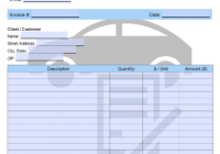 Free Car Sales Invoice Template | Pdf | Word | Excel throughout Car Sales Invoice Template Uk