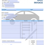 Free Car Sales Invoice Template | Pdf | Word | Excel with Car Sales Invoice Template Free Download