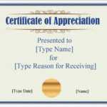 Free Certificate Template Word | Instant Download pertaining to Certificate Of Excellence Template Word