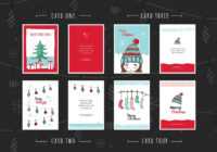 Free Christmas Card Templates For Photoshop &amp; Illustrator pertaining to Christmas Photo Card Templates Photoshop